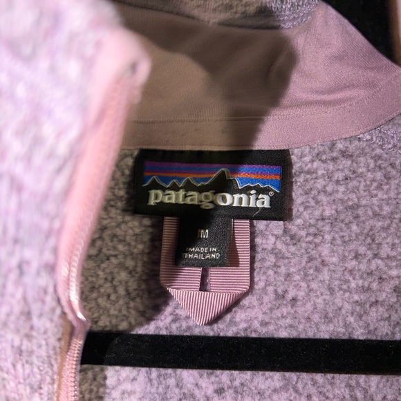 Patagonia Lavender Quarter-Zip Fleece Size M - Picture 4 of 4